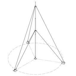 Kit mástil telescópico Syscom KIT-SLM-12 12m