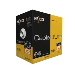 Bobina UTP Cat6 Nexxt AB356NXT01 305 m gris cobre 23 AWG