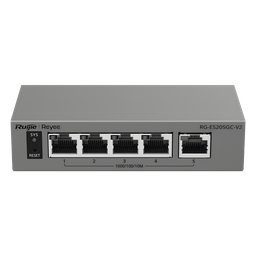 Switch administrable Ruijie RG-ES205GC-V2 5 puertos Gigabit