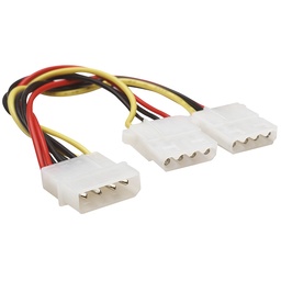 Cable Y de alimentación Manhattan 301503 Molex 4 pines 20 cm