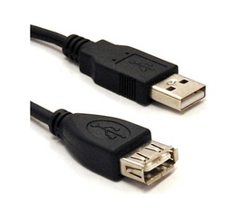 Cable extensión USB Brobotix 054320 0.9m negro