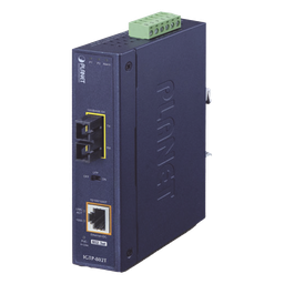Convertidor de medios PoE+ PLANET IGTP-802T Gigabit SC MM