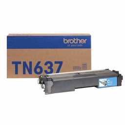 Tóner Brother TN637C cian 10000 páginas