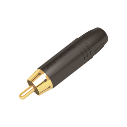 Conector RCA macho SEETRONIC MT380 contacto chapado en oro