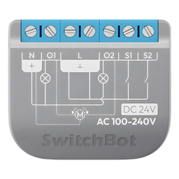 Interruptor inteligente SwitchBot Relay 2PM 2 canales WiFi