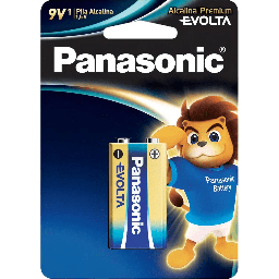 Batería alcalina 9 V Panasonic 6LR61EGL/1B blíster 1 pieza