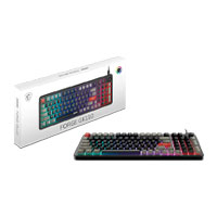 Teclado gamer MSI Forge GK110 membrana RGB USB US