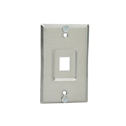 Placa de pared Panduit KWPY 1 puerto Keystone acero inox