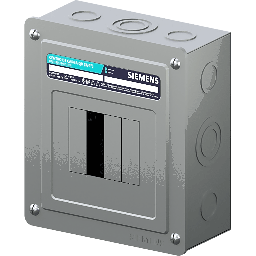 Centro de carga Siemens D4L2125S 4 polos 125 A sobreponer