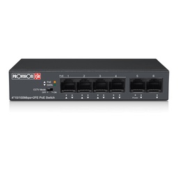 Switch PoE Provision-ISR POES-0460C+2I-V2 4 puertos 60W