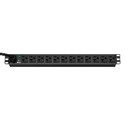 PDU básico Panduit E12B02M 1U 12 NEMA 5-20R 15 A