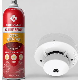 Kit contra incendio Hikvision KITAF400DSMK4 extintor y detector