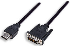 Cable HDMI a DVI-D Manhattan 372510 3 m 1080p