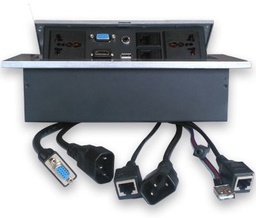 Caja de conexiones para mesa Brobotix 005514 RJ45 HDMI USB