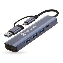 Docking station Brobotix 406603 USB-C 5 en 2 RJ45 Gigabit