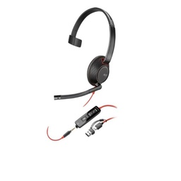 Diadema Poly Blackwire 5210 8X230AA monoaural USB-C/A