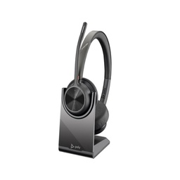 Diadema Poly Voyager 4320 UC 77Y99AA con base de carga
