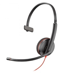 Diadema Poly Blackwire 3210 8X214A6 monoaural USB-C