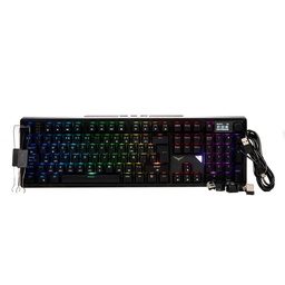 Teclado mecánico inalámbrico Naceb NA-2666 negro