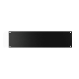 Tapa ciega para rack Hoffman P19RPP2UB 19" 2UR acero negro