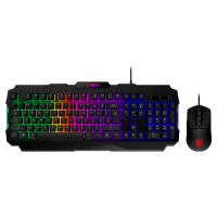Kit teclado y mouse MSI Forge GK100 Combo RGB USB español