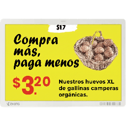 Etiqueta electrónica ESL ZKONG ZKC75B 7.5" Bluetooth