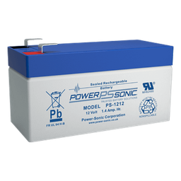 Batería de respaldo Power Sonic PS-1212-F1 12V 1.4Ah