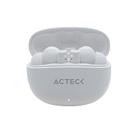 Audífonos TWS Acteck Flow Pro EF990W ANC Bluetooth 5.4 blancos