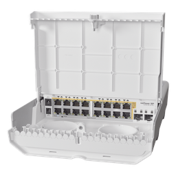 Switch PoE Mikrotik CRS318-16P-2S+OUT 16 puertos exterior