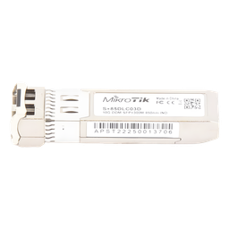 Transceptor SFP+ MikroTik S+85DLC03D multimodo 300m LC
