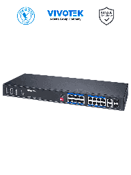 Switch PoE Vivotek AW-FGT-180P-250 16 puertos 250W