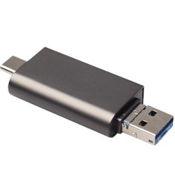 Lector memorias OTG Brobotix 6006085 SD/MicroSD USB-C