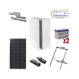 Kit solar aislado Epcom Powerline PLRAD-FV 125W 12V