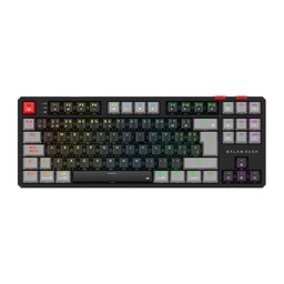 Teclado mecánico Balam Rush GK990 inalámbrico negro/gris