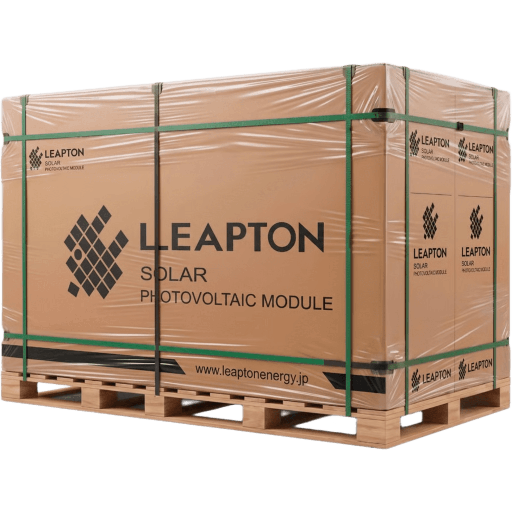 Pallet 37 módulos solares Leapton LP182*210M66QNB660W 660 W