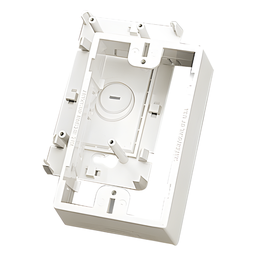 Caja montaje superficial Siemon CT4-BOX-02 1 gang blanca