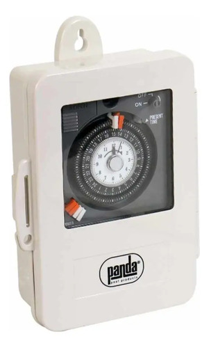 Timer mecánico de voltaje dual con gabinete