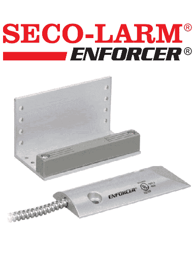 CONTACTO MAGNÉTICO ALTA SEGURIDAD INDUSTRIAL NC GAP 2¾” IP68 UL IMÁN EN MONTAJE "L" CABLE 24" ALUMINIO