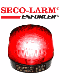 LUZ ESTROBOSCOPICA XENON COLOR ROJO (6-12)VCC/0.2A (60/90)Hz/MIN INTERIOR UL