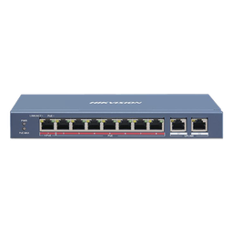 Switch PoE+ / No Administrable / 7 Puertos 10/100 Mbps PoE+(30 W) / 1 Puerto 100 Mbps PoE++ (60 W) / 2 Puertos 10/100/1000 Mbps / PoE hasta 250 metros / 110 W 