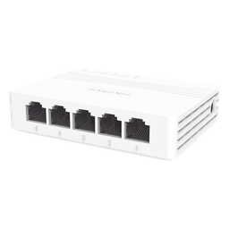 Switch Gigabit No Administrable de Escritorio con 5 puertos 10 / 100 / 1000 Mbps / DiseÒo Compacto y Estetico