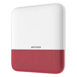 (AX PRO) Sirena Inal·mbrica con Estrobo Rojo para Exterior IP65 / 110 dB
