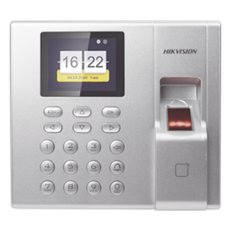 Terminal de Control de Acceso y Asistencia compatible con APP Hik-Connect (P2P) / Lectura de Huella y de Tarjetas EM / Soporta hasta 1000 Huellas / Relevador para Chapa / Software iVMS4200