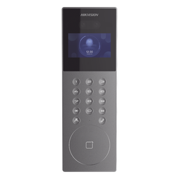 Videoportero IP Multiapartamento con Reconocimiento Facial / Llamada a App HikConnect (requiere monitor) / Protección IP65 / Apertura por Rostro, Tarjeta o App 