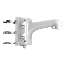 Montaje de Poste para Domos Hikvision / Color Blanco / Uso en Exterior