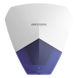 Sirena Estrobo Cableada Hikvision / Ideal para cualquier Panel de Alarma / Azul / 105 dB / Proteccón IP54