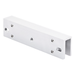 Montaje en U para Instalación de Chapa Magnética DS-K4H258S en Puerta de Cristal (Vidrio)
